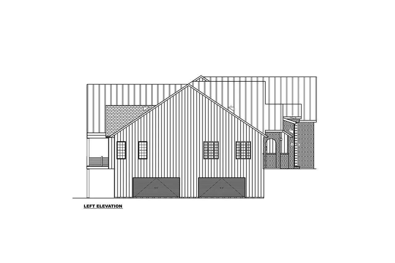 Vieno aukšto namo projektas + rūsiu 1012 m²: 3 Miegamieji, Darbo kambarys, 7 Vonios, Atvira virtuvė, Garažas