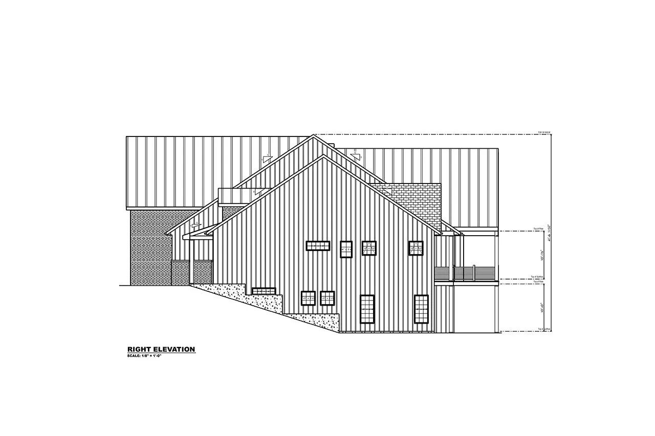 Vieno aukšto namo projektas + rūsiu 1012 m²: 3 Miegamieji, Darbo kambarys, 7 Vonios, Atvira virtuvė, Garažas