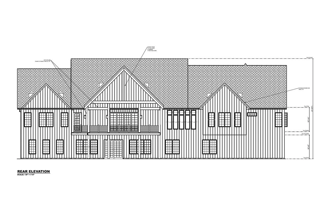 Vieno aukšto namo projektas + rūsiu 1012 m²: 3 Miegamieji, Darbo kambarys, 7 Vonios, Atvira virtuvė, Garažas