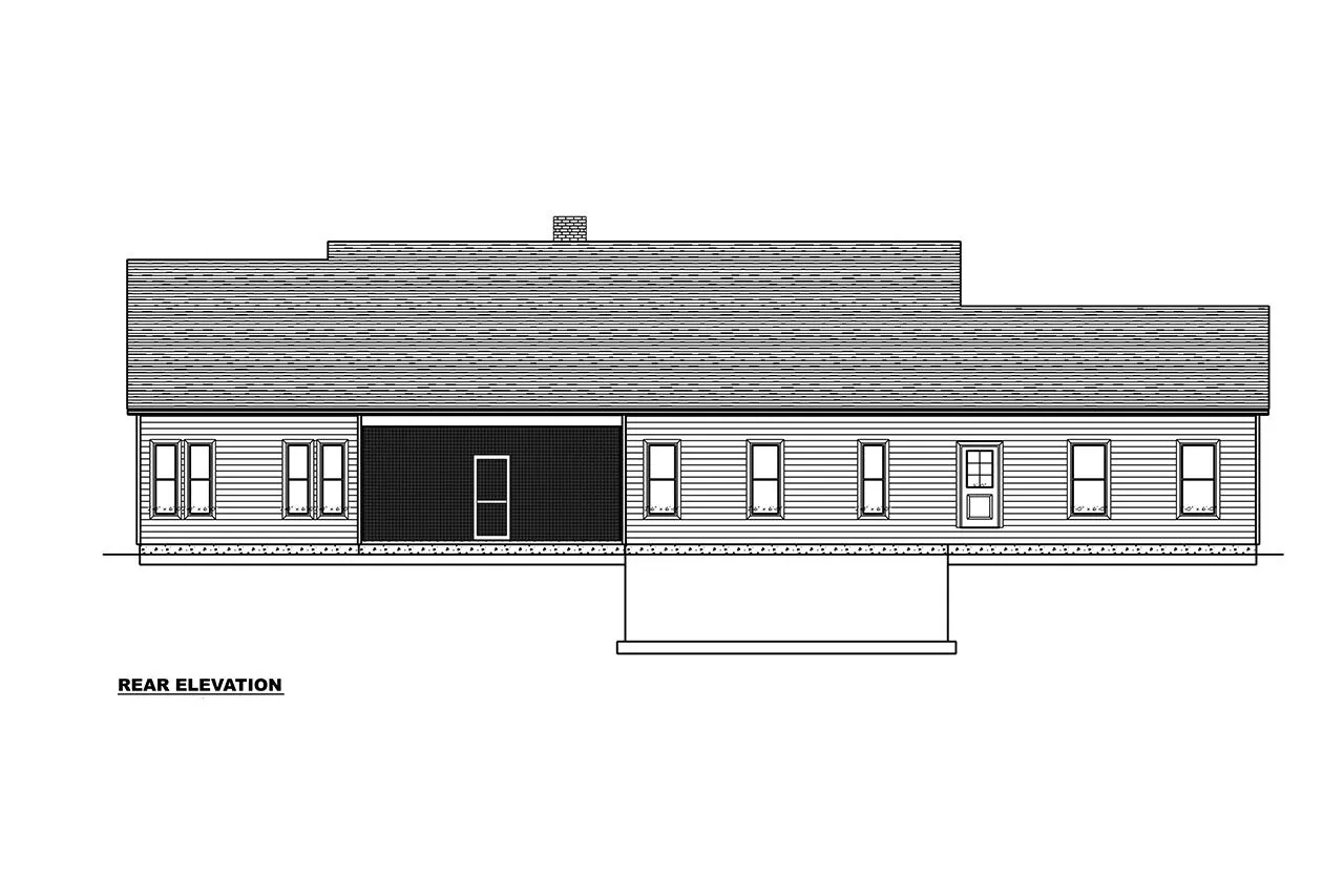 Vieno aukšto namo projektas + rūsiu 555 m²: 3 Miegamieji, Darbo kambarys, 4 Vonios, Garažas