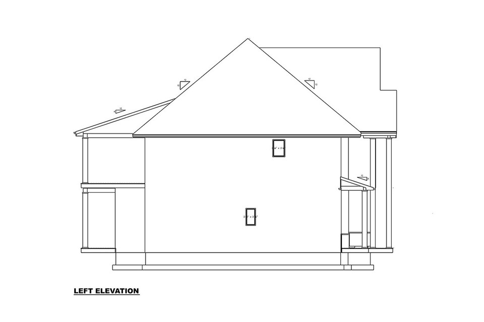 Dviejų aukštų namo projektas 553 m²: 5 Miegamieji, Darbo kambarys, 5 Vonios, Atvira virtuvė, Garažas