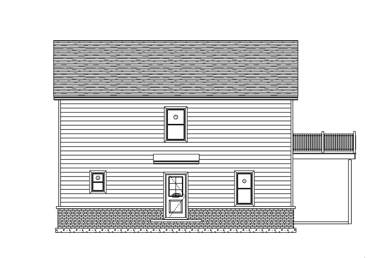 Dviejų aukštų namo projektas 225 m²: 2 Miegamieji, 3 Vonios, Garažas
