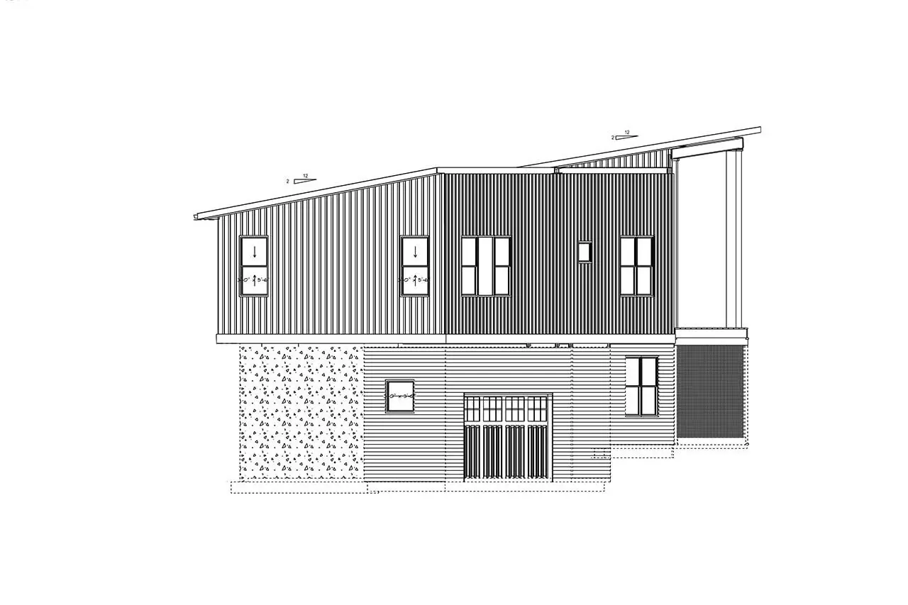 Dviejų aukštų namo projektas 315 m²: 3 Miegamieji, 3 Vonios, Garažas