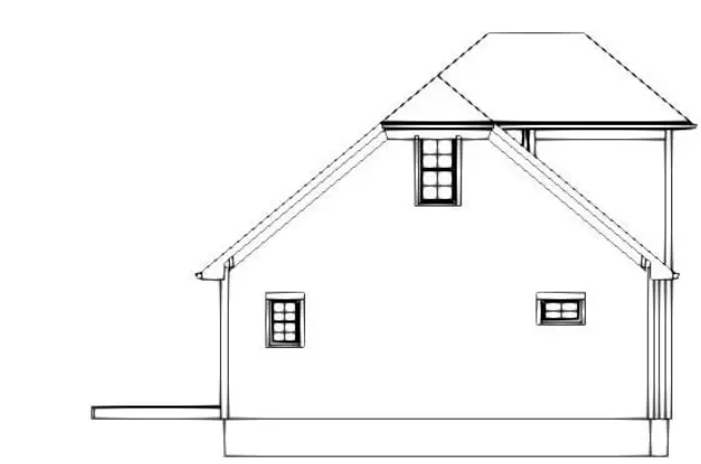 Namo projektas su mansarda 150 m²: 3 Miegamieji, 3 Vonios, Atvira virtuvė, be Garažo
