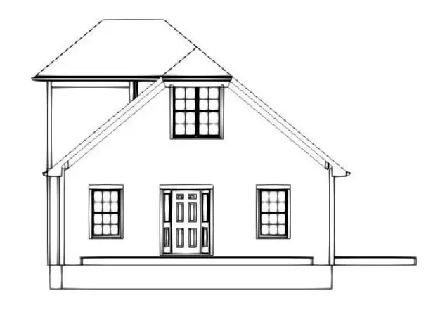 Namo projektas su mansarda 150 m²: 3 Miegamieji, 3 Vonios, Atvira virtuvė, be Garažo
