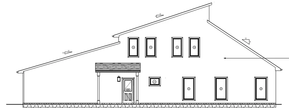 Namo projektas su mansarda 250 m²: 3 Miegamieji, 3 Vonios, Garažas