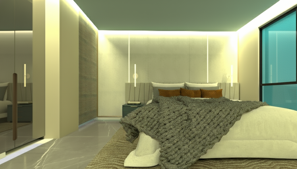 Dviejų aukštų namo projektas 283 m²: 3 Miegamieji, Darbo kambarys, 3 Vonios, Atvira virtuvė, be Garažo