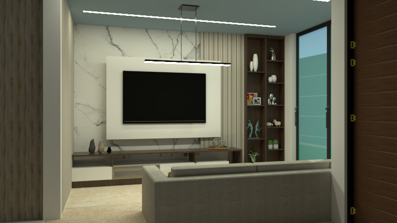 Dviejų aukštų namo projektas 283 m²: 3 Miegamieji, Darbo kambarys, 3 Vonios, Atvira virtuvė, be Garažo