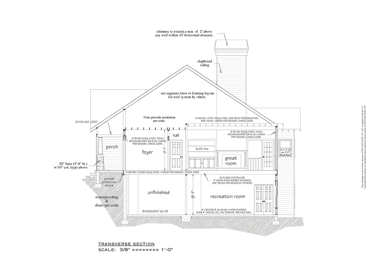 Vieno aukšto namo projektas 310 m²: 4 Miegamieji, Darbo kambarys, 4 Vonios, Atvira virtuvė, Garažas