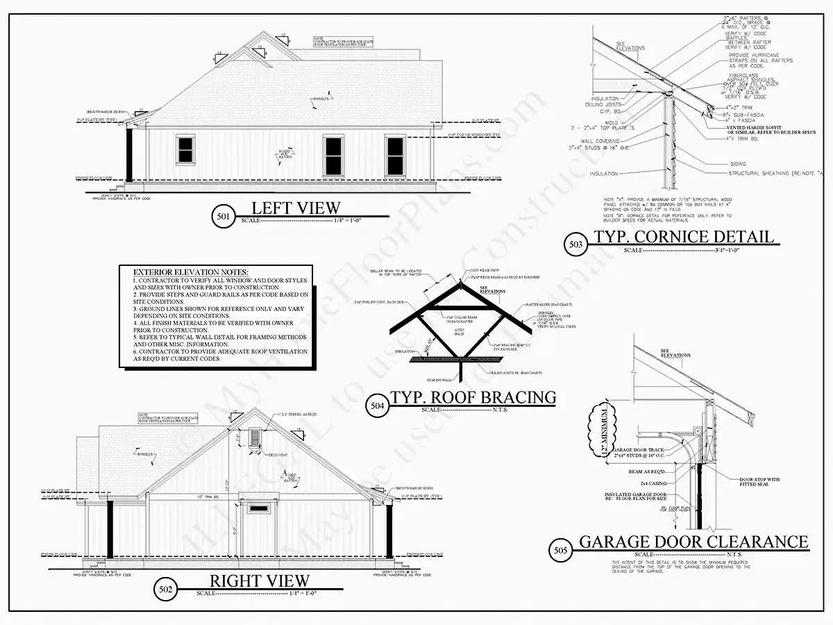 Vieno aukšto namo projektas 42 m²: 3 Miegamieji, 2 Vonios, Atvira virtuvė, Garažas