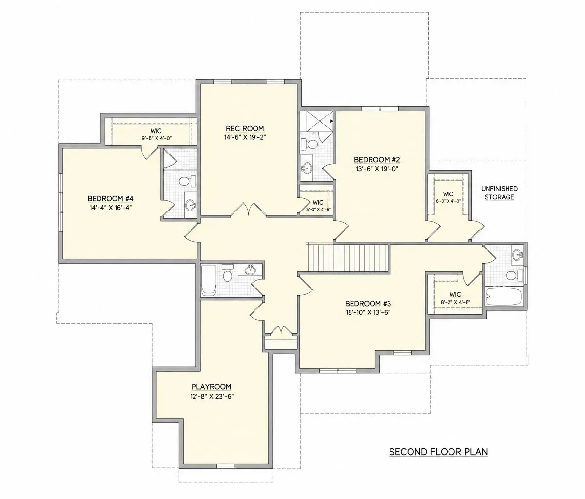 Antras Aukštas 1 – Namo projektas su mansarda 413 m², 4 Miegamieji — 46929R