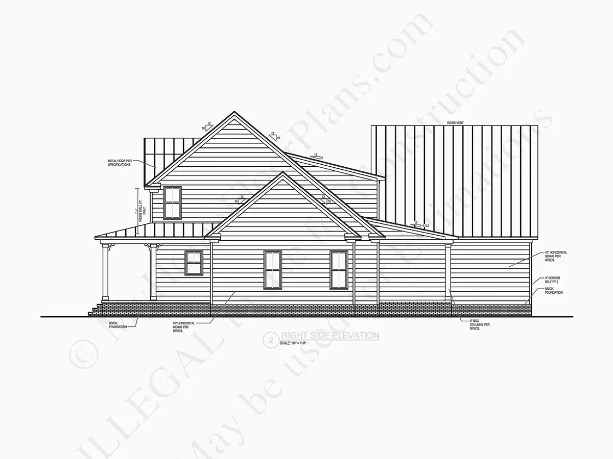 Namo projektas su mansarda 262 m²: 3 Miegamieji, 5 Vonios, Atvira virtuvė, Garažas