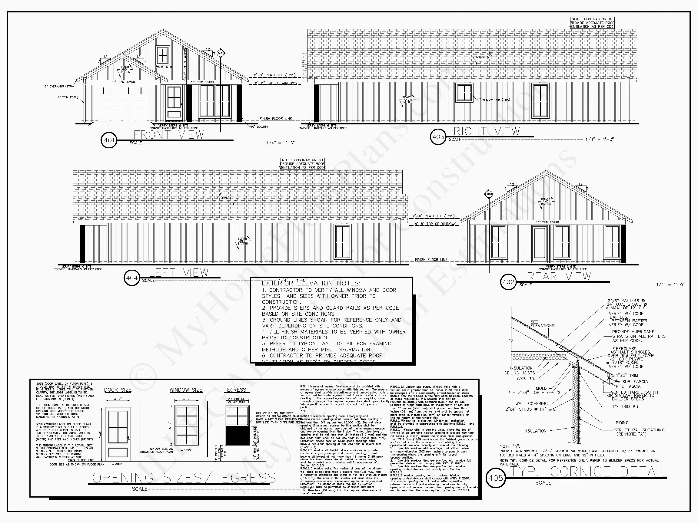 Vieno aukšto namo projektas 120 m²: 3 Miegamieji, 2 Vonios, Atvira virtuvė, Garažas