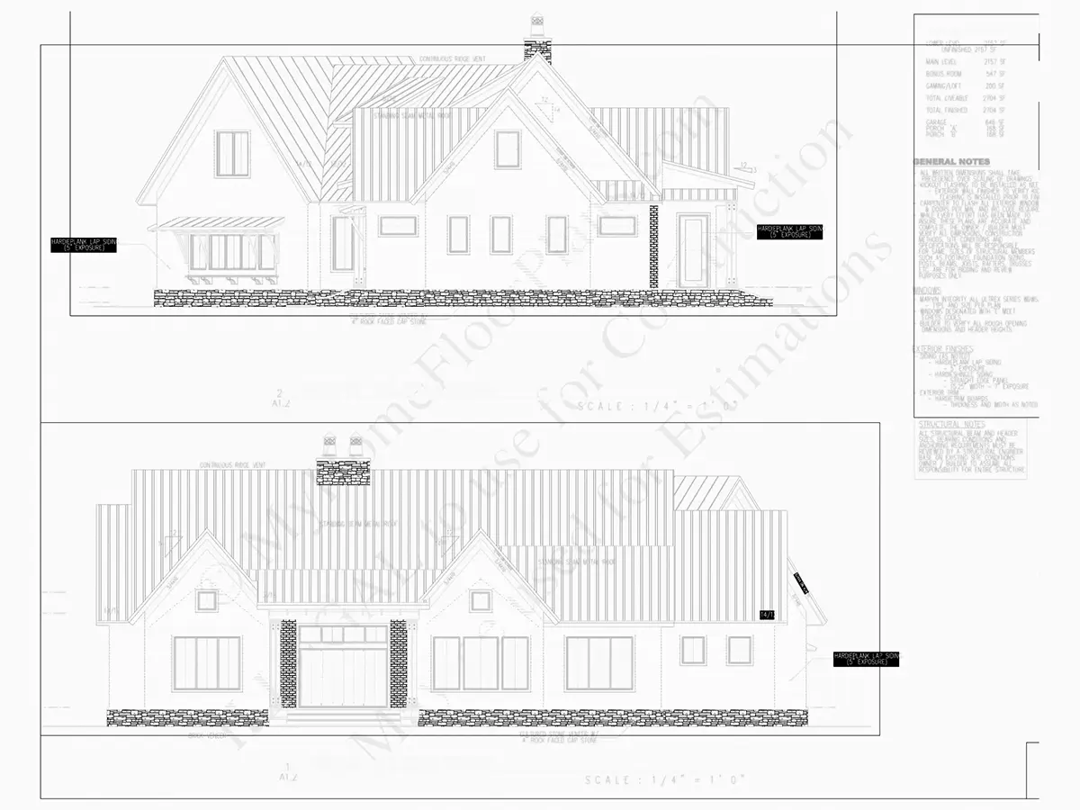 Namo projektas su mansarda 200 m²: 3 Miegamieji, Darbo kambarys, 3 Vonios, Atvira virtuvė, Garažas