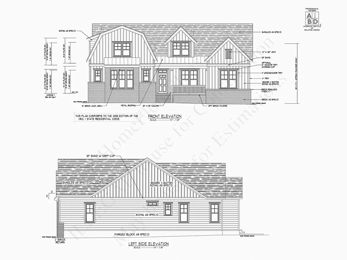 Namo projektas su mansarda 284 m²: 4 Miegamieji, 4 Vonios, Atvira virtuvė, Garažas