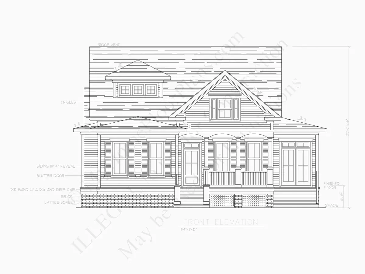 Namo projektas su mansarda 178 m²: 4 Miegamieji, 3 Vonios, Garažas
