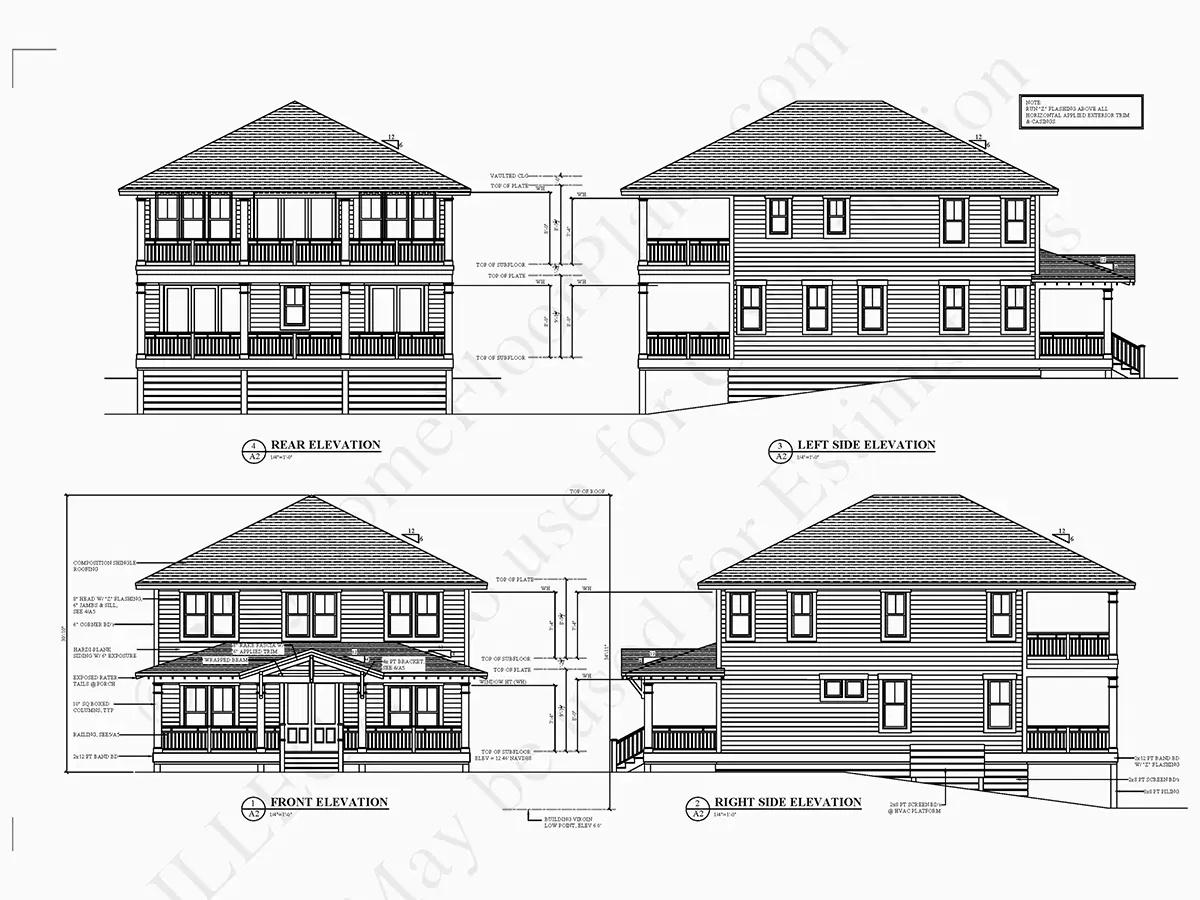 Fasadai 21 – Dviejų aukštų namo projektas 219 m²: 5 Miegamieji, 3 Vonios, Atvira virtuvė, be Garažo — 53391R
