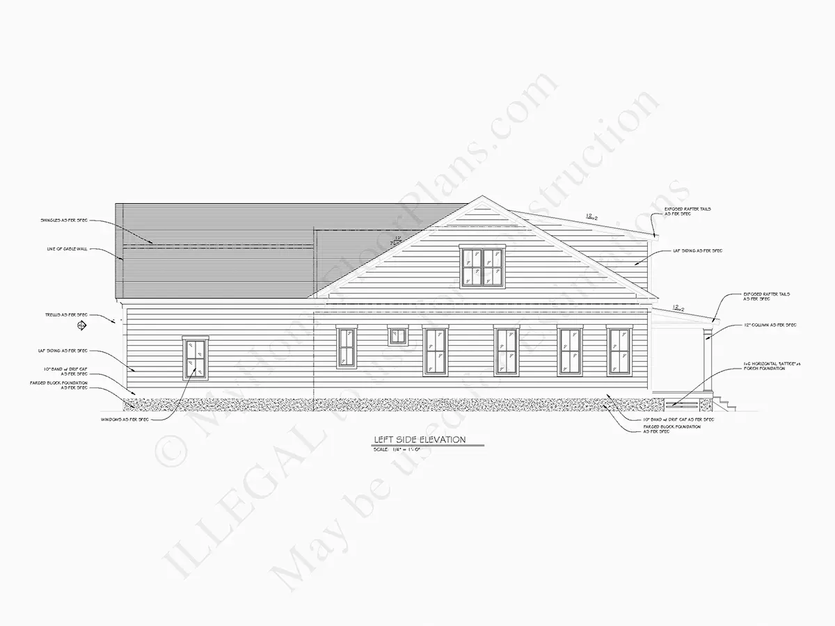 Fasadai 8 – Dviejų aukštų namo projektas 262 m²: 3 Miegamieji, 4 Vonios, Garažas — 65692R