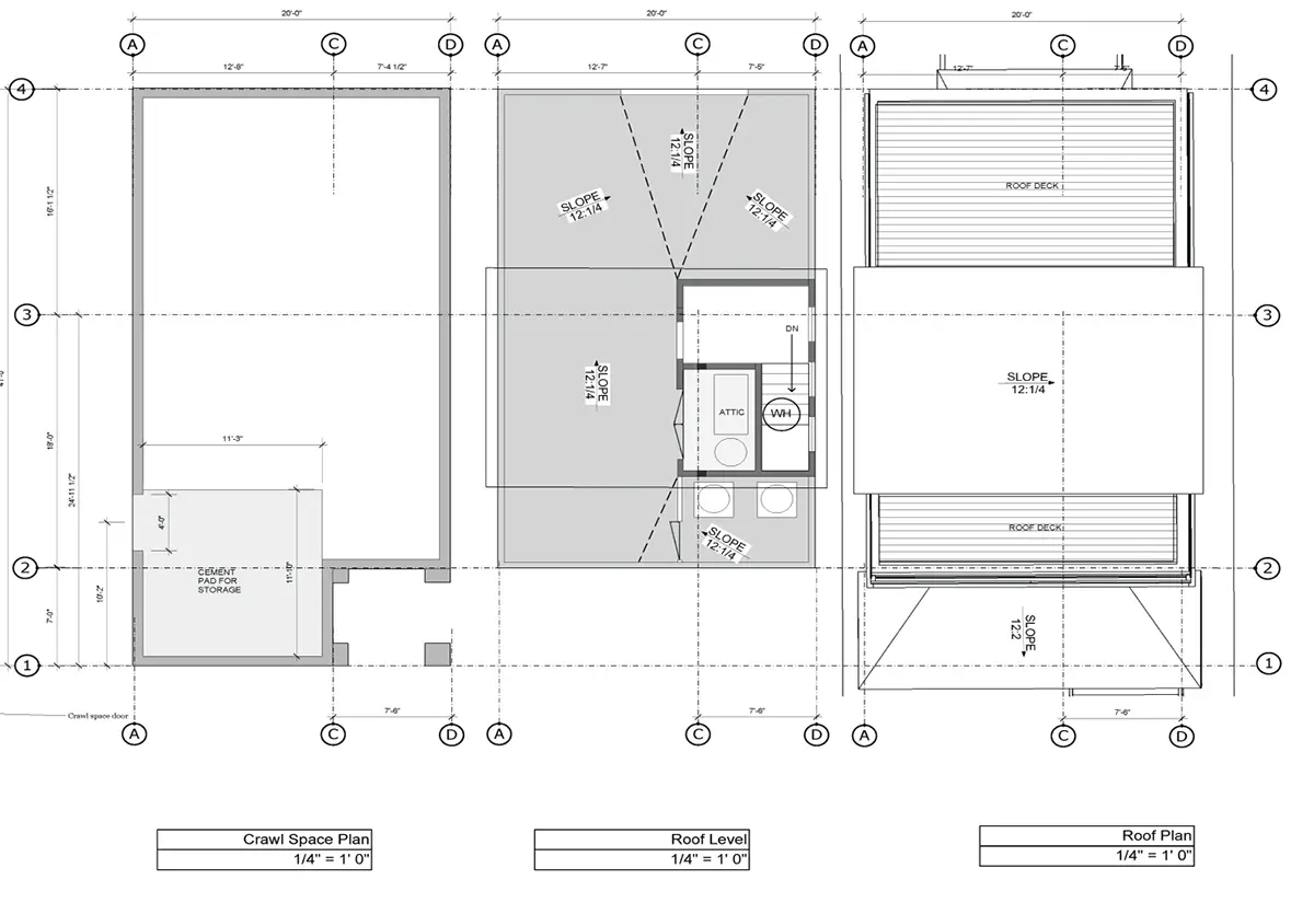 Fasadai 8 – Trijų aukštų namo projektas 209 m²: 3 Miegamieji, Darbo kambarys, 4 Vonios, Atvira virtuvė, be Garažo — 24064R