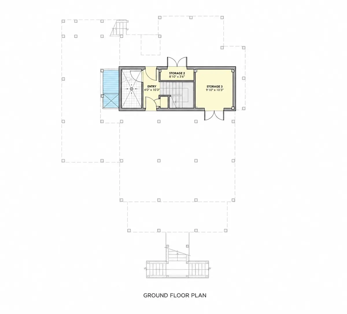 Rūsys 26 – Trijų aukštų namo projektas 204 m²: 3 Miegamieji, 4 Vonios, be Garažo — 44908R