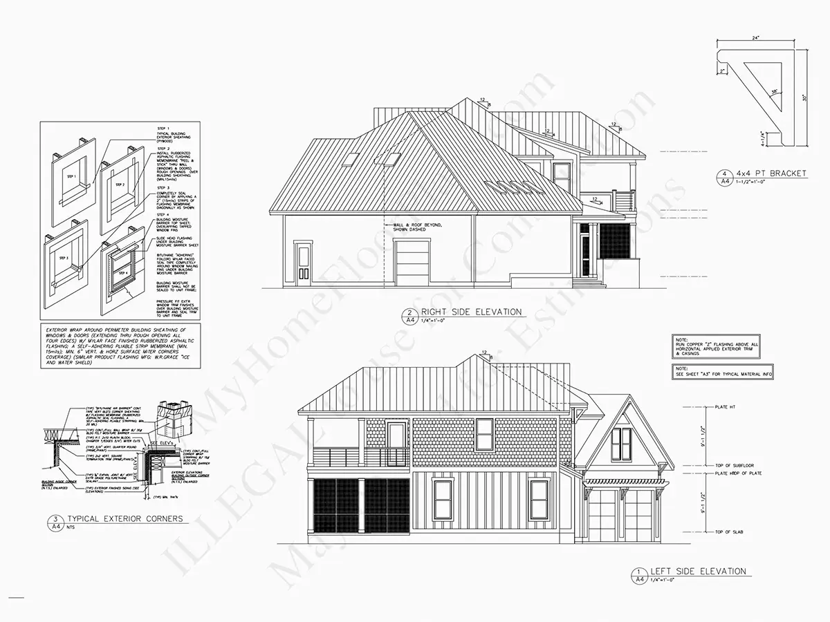 Fasadai 7 – Daugiau 377 m²: 3 Miegamieji, 4 Vonios, Garažas — 81823R