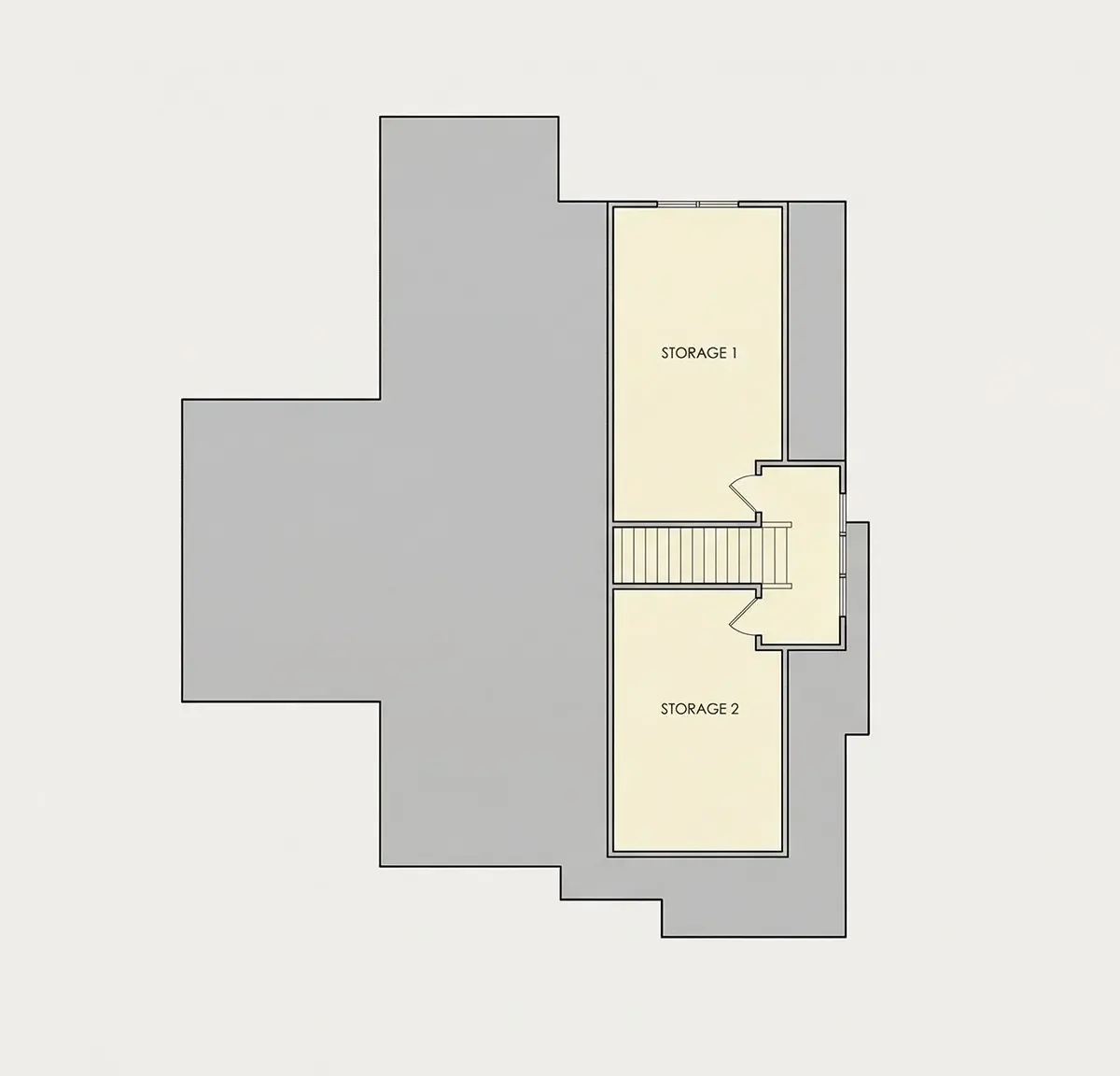Trečias Aukštas 24 – Dviejų aukštų namo projektas 413 m²: 5 Miegamieji, 5 Vonios, Atvira virtuvė, Garažas — 95263R