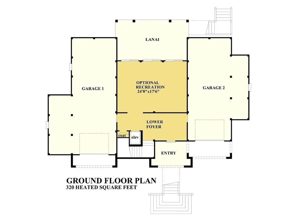Rūsys 8 – Trijų aukštų namo projektas 573 m²: 4 Miegamieji, 6 Vonios, Atvira virtuvė, Garažas — 90915R