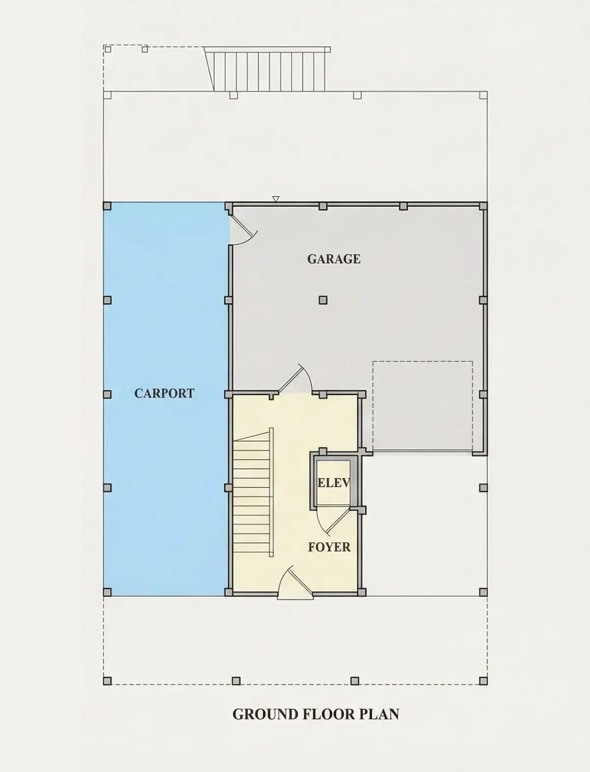 Rūsys 7 – Trijų aukštų namo projektas 253 m²: 4 Miegamieji, 4 Vonios, Atvira virtuvė, be Garažo — 32819R