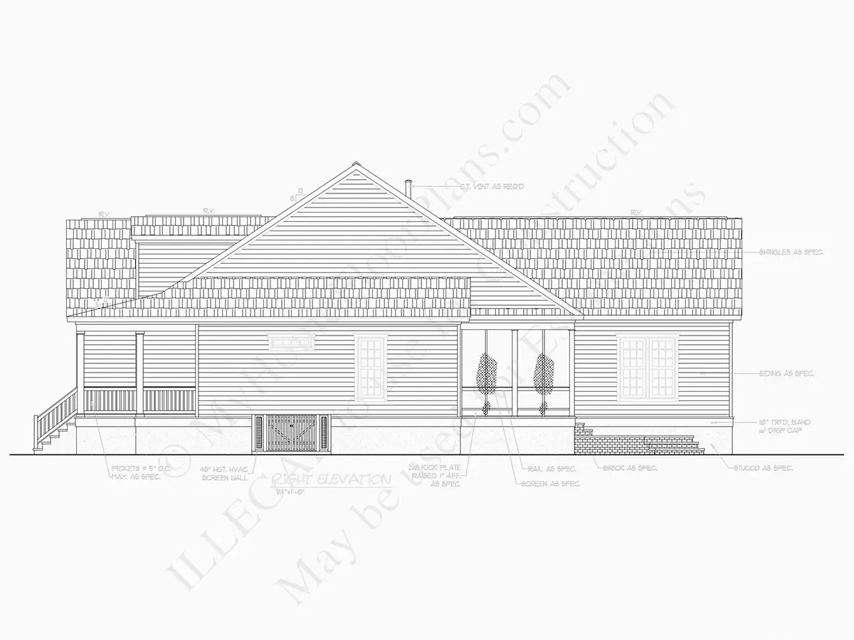 Fasadai 10 – Namo projektas su mansarda 283 m², 2 Miegamieji — 79515R