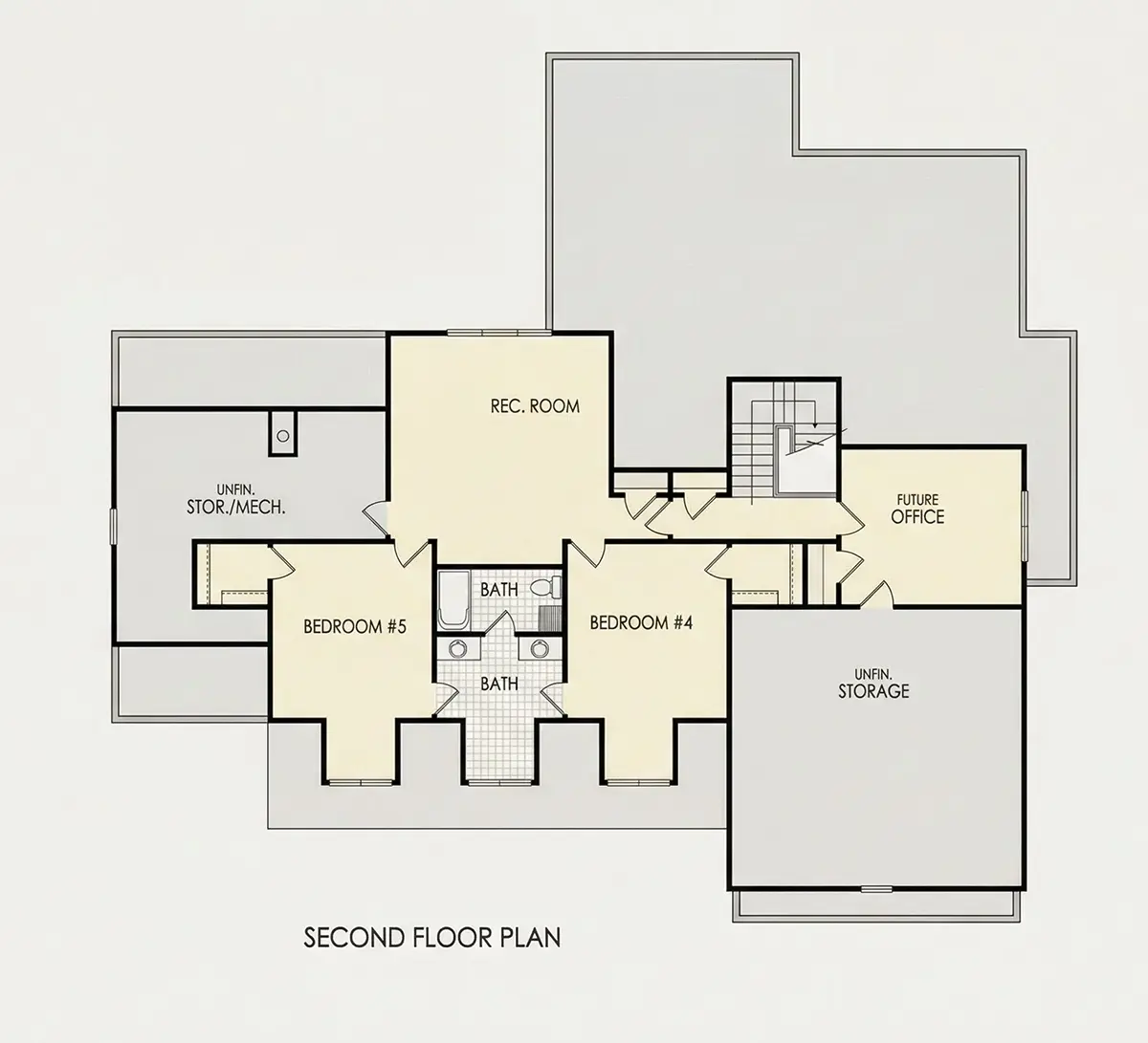 Antras Aukštas 11 – Namo projektas su mansarda 329 m², 4 Miegamieji — 45616R