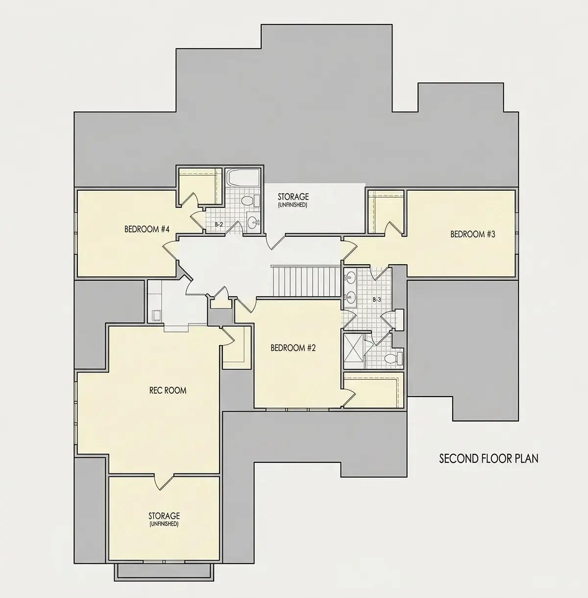 Antras Aukštas 25 – Namo projektas su mansarda 363 m², 5 Miegamieji — 64220R