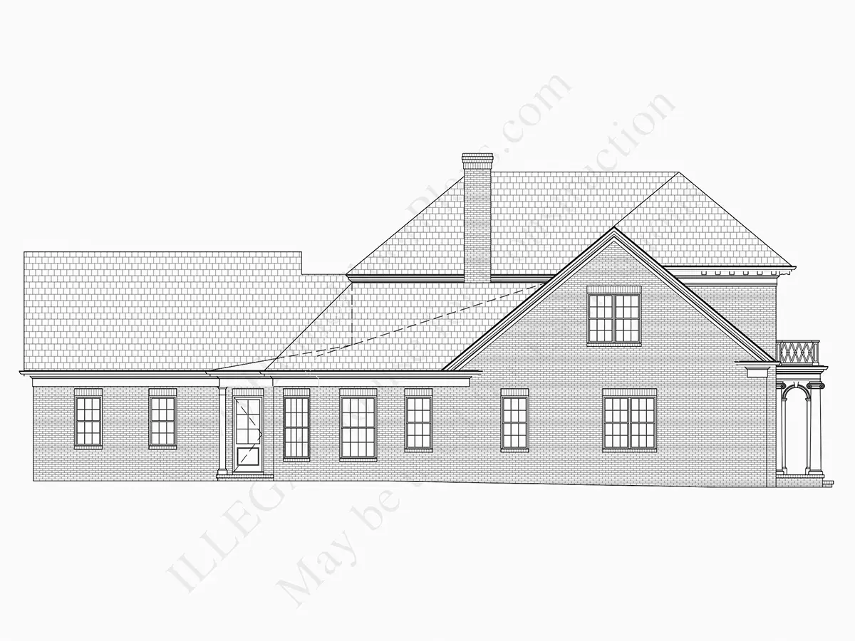 Fasadai 9 – Dviejų aukštų namo projektas 424 m², 4 Miegamieji — 67106R