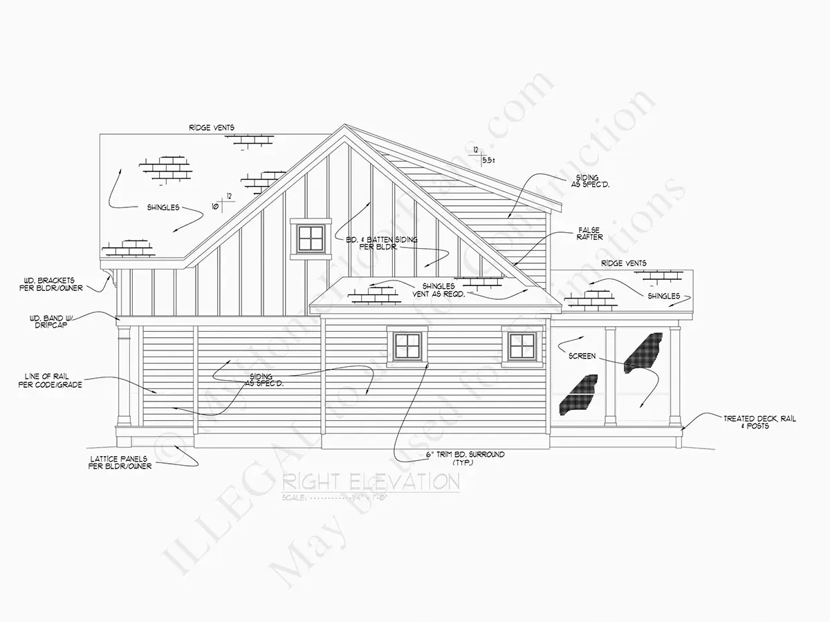 Fasadai 7 – Dviejų aukštų namo projektas 223 m², 4 Miegamieji — 46774R