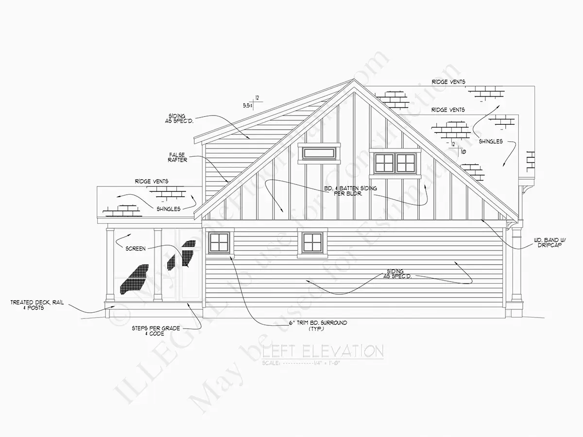 Fasadai 6 – Dviejų aukštų namo projektas 223 m², 4 Miegamieji — 46774R