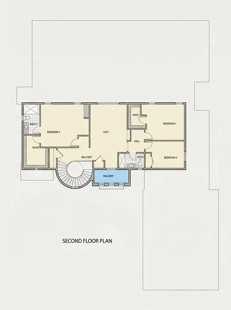 Antras Aukštas 13 – Dviejų aukštų namo projektas 448 m², 5 Miegamieji — 64737R
