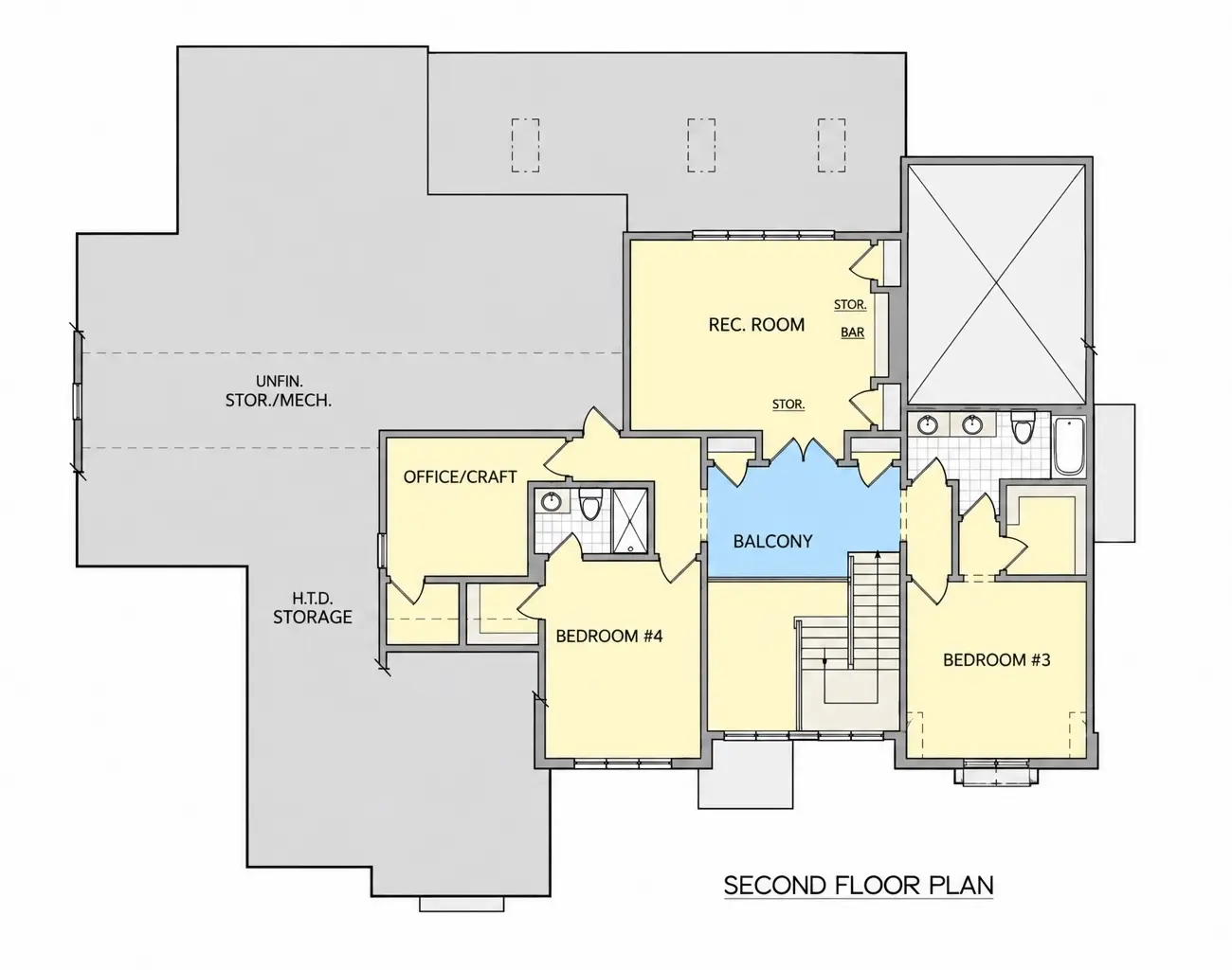 Antras Aukštas 24 – Dviejų aukštų namo projektas 553 m², 4 Miegamieji — 34919R