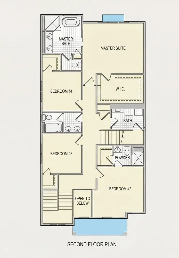 Antras Aukštas 21 – Dviejų aukštų namo projektas 331 m², 5 Miegamieji — 96187R