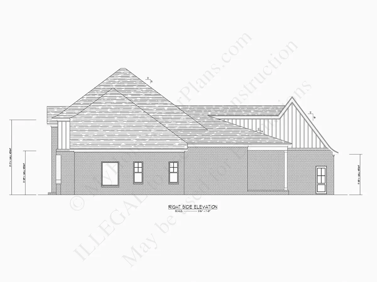 Fasadai 23 – Dviejų aukštų namo projektas 433 m², 4 Miegamieji — 51188R