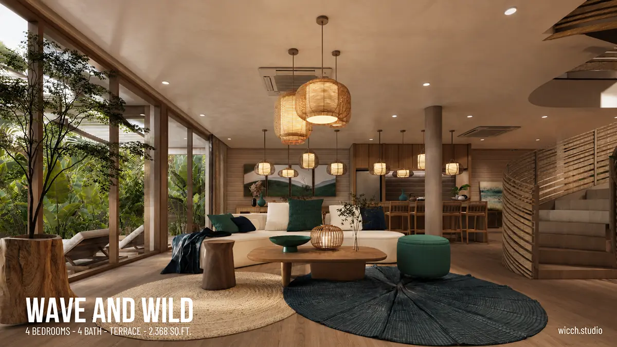 Dviejų aukštų namo projektas 194 m²: 4 Miegamieji, 3 Vonios, Atvira virtuvė, be Garažo