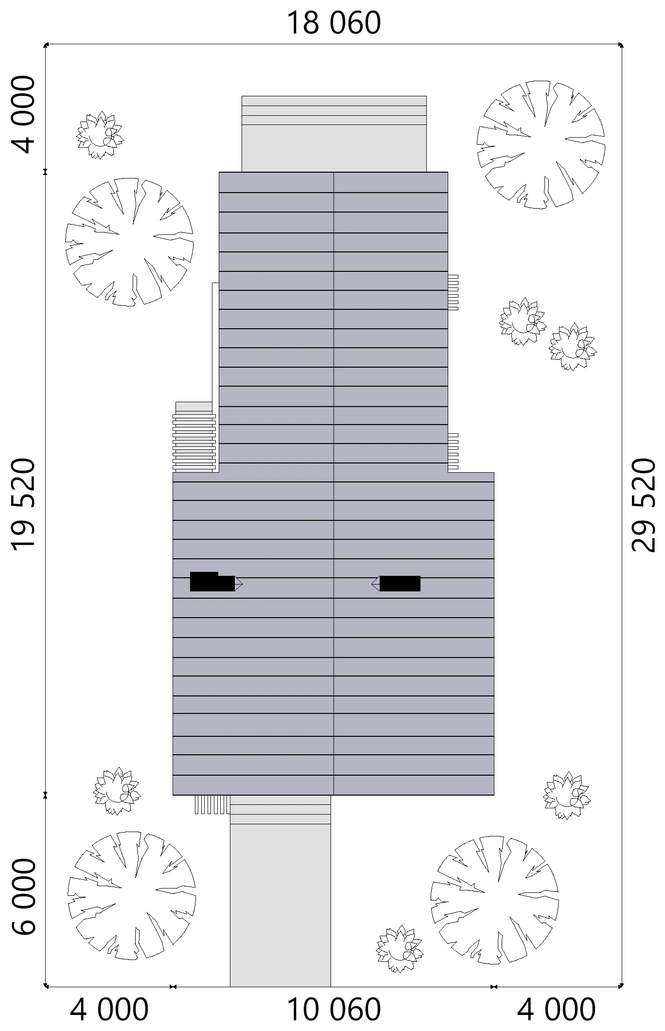 Namo projektas su mansarda 207 m²: 2 Miegamieji, Darbo kambarys, 2 Vonios, Atvira virtuvė, be Garažo