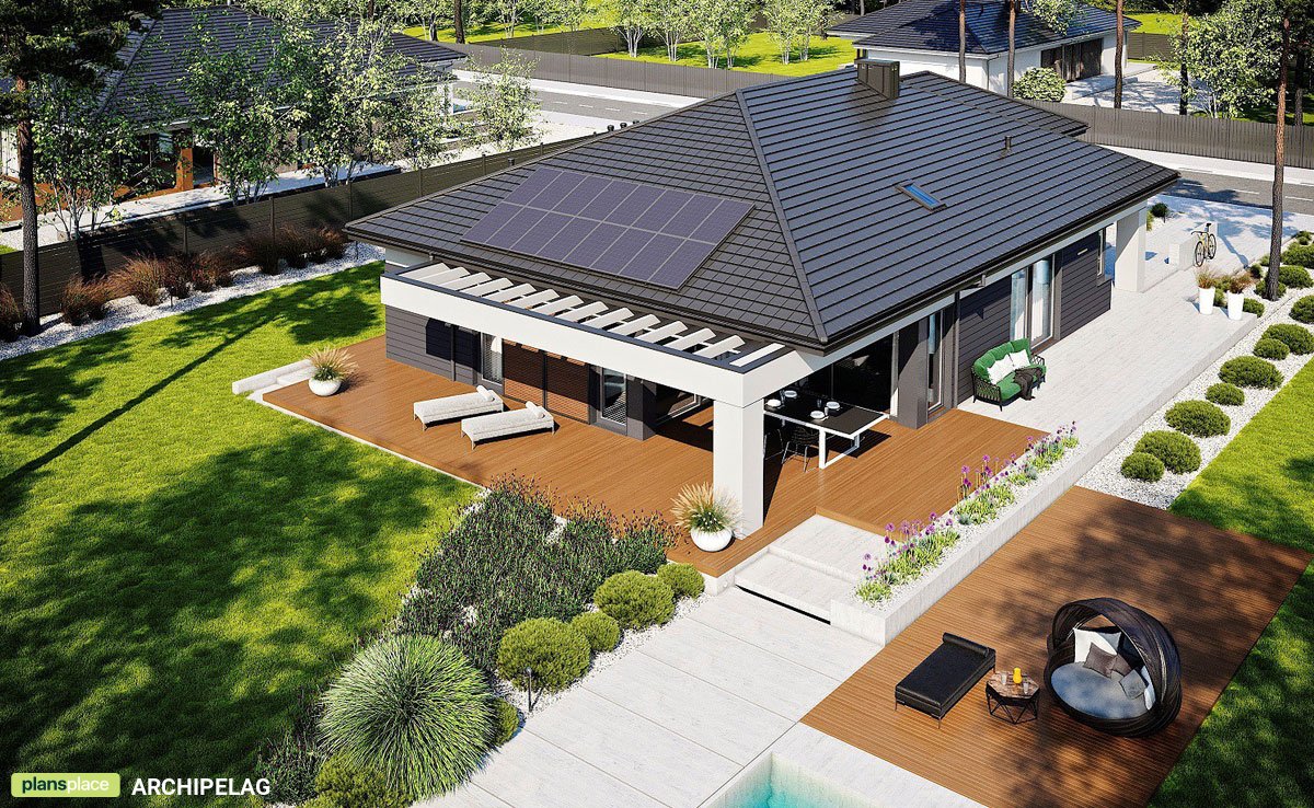 Narrow Lot House Plan with 4 Beds, 2.5 Baths and 2 Car Garage