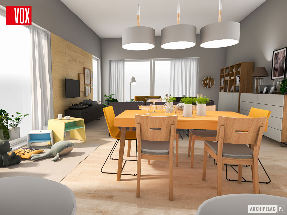 Narrow Lot House Plan with 4 Beds, 2.5 Baths and 2 Car Garage