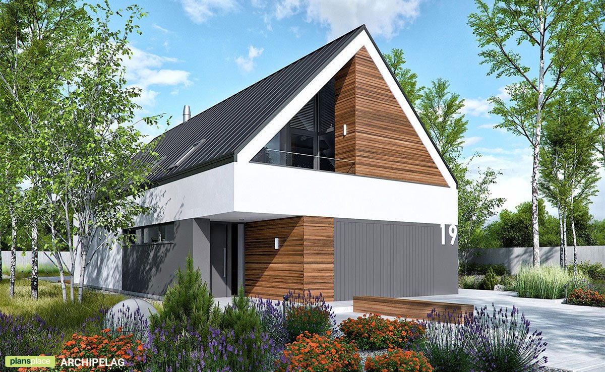 4-Bed, 2000 Sq Ft European Barndominium Plan with 2-Car Garage