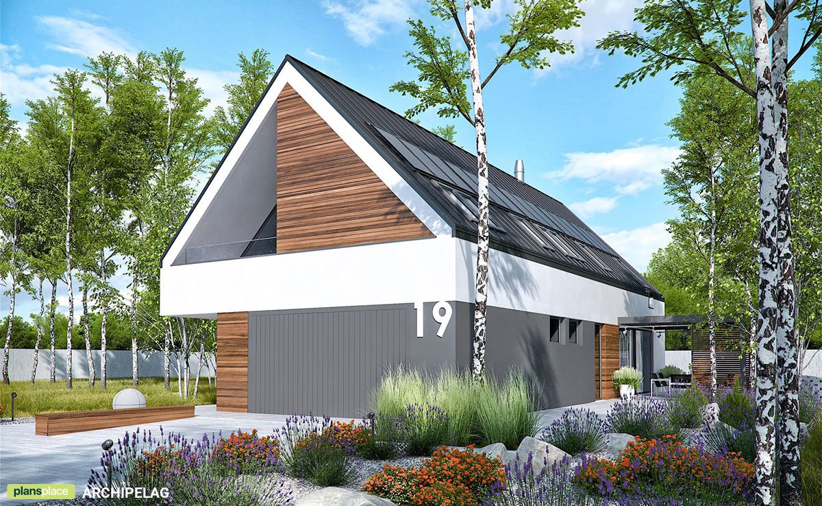 4-Bed, 2000 Sq Ft European Barndominium Plan with 2-Car Garage