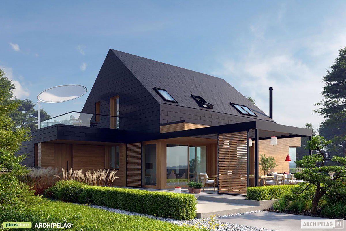 House Plan with 3 Bedrooms Upstairs and Main Level Guest Room