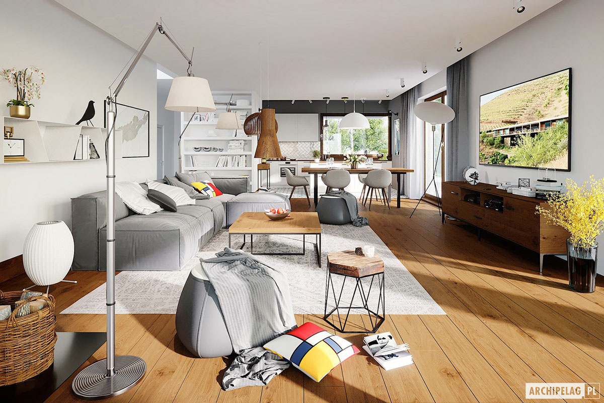 1500 Sq Ft Home with Open Floor Plan and 2-Car Garage