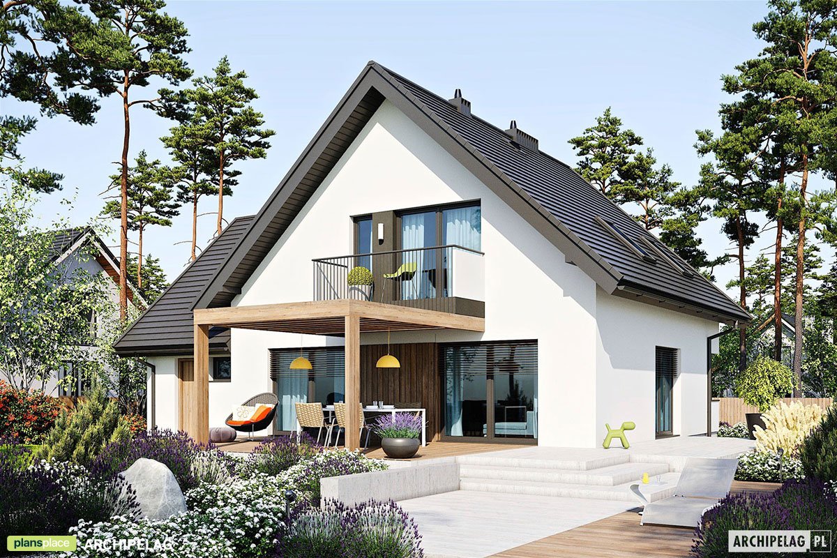 3-Bedroom, 1500 Sq Ft Home Plan with Bonus Room above Garage