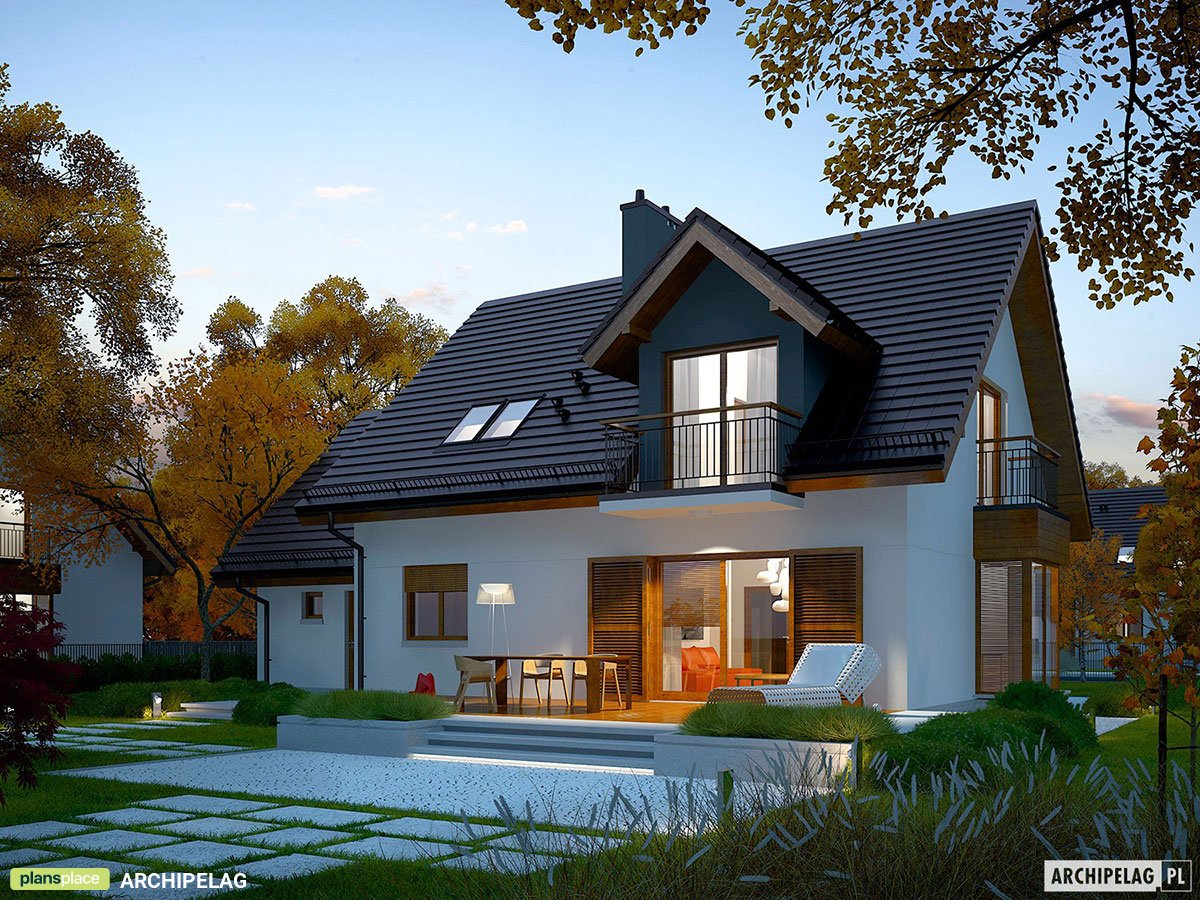 1500 Sq Ft 2-Story House with 1-Car Garage and Open Floor Plan