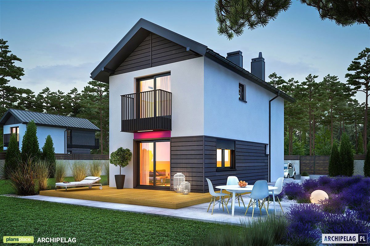 Narrow Lot House with 2 Beds Upstairs and Open Floor Plan