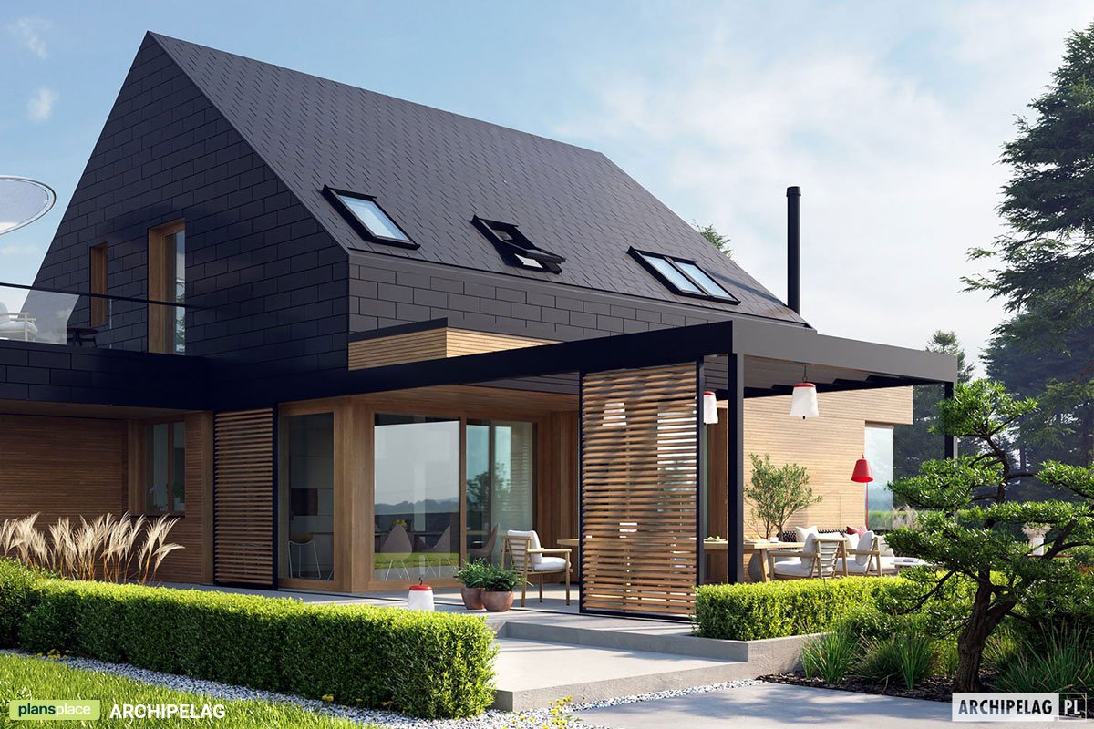 3-Bedroom, 1600 Sq Ft European House Plan with 2-Car Garage